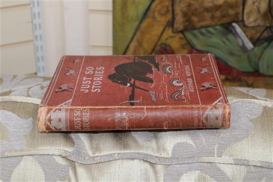Kipling, Just So Stories, 1902, red pictorial cloth, a collection of childrens books and sundry volumes,